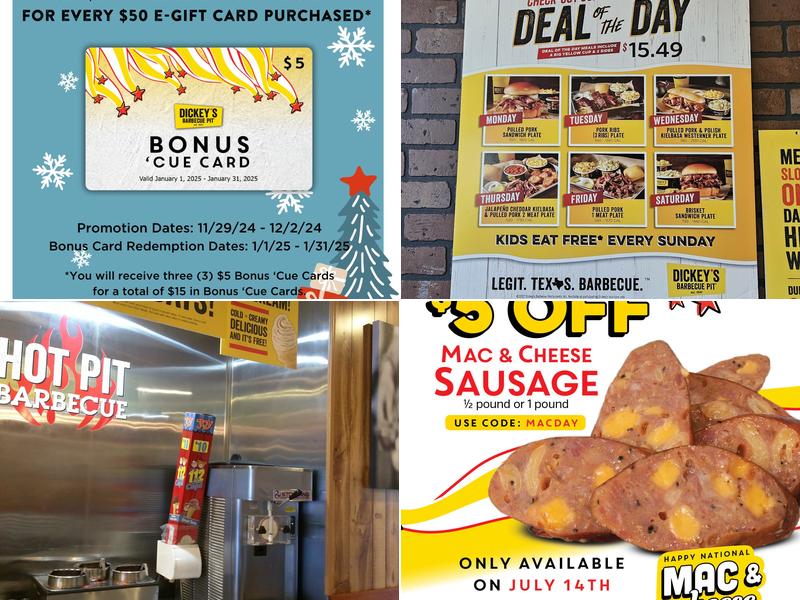 Dickey's Barbecue Pit Menu