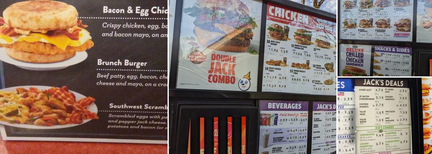 Jack In The Box Menu