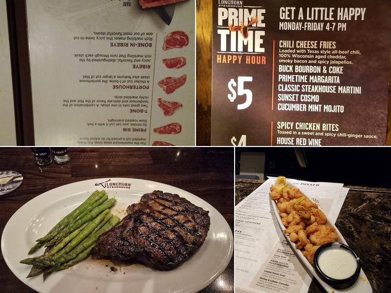 LongHorn Steakhouse Menu