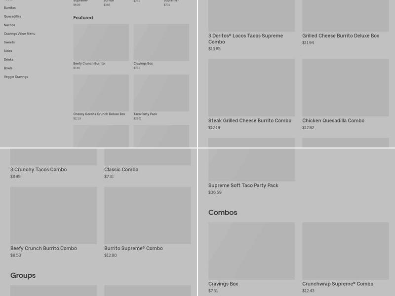 Taco Bell Menu