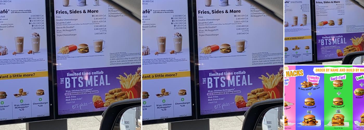 McDonald's Menu