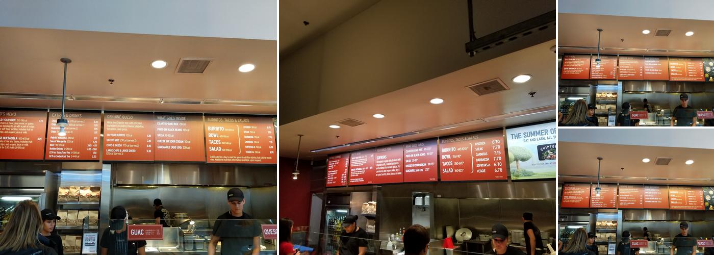 Chipotle Mexican Grill Menu