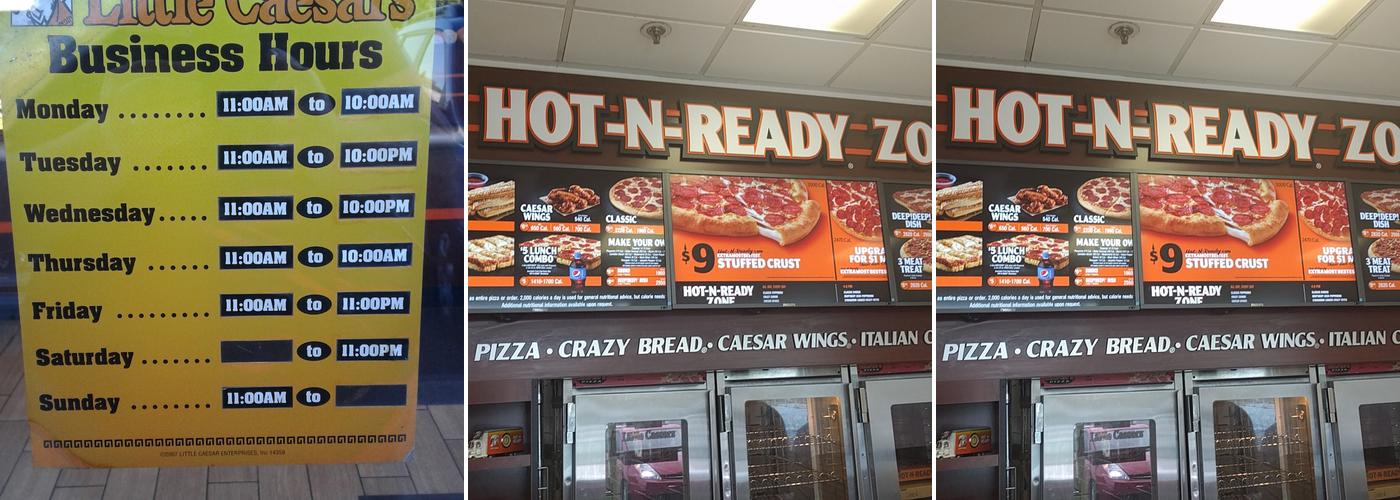 Little Caesars Pizza Menu