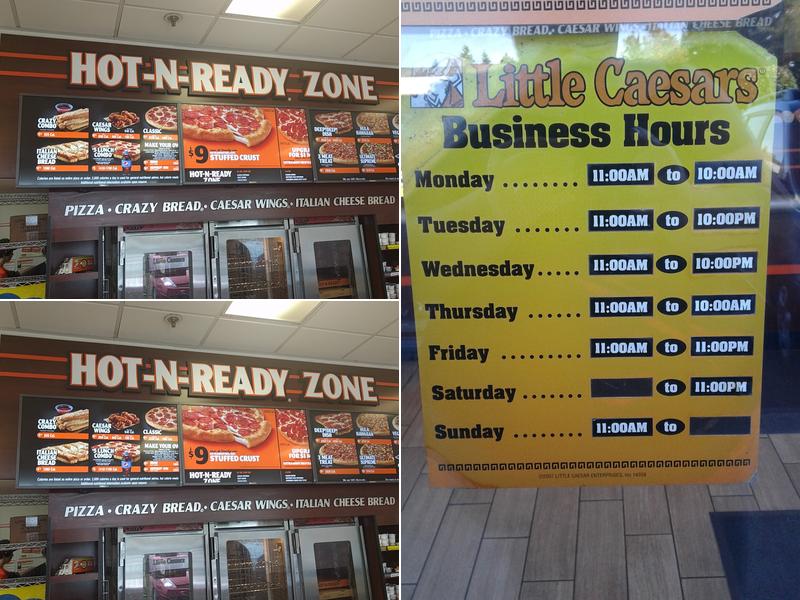 Little Caesars Pizza Menu