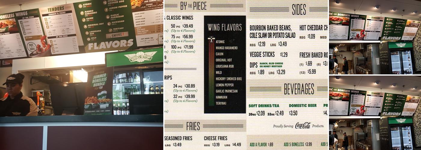 Wingstop Menu