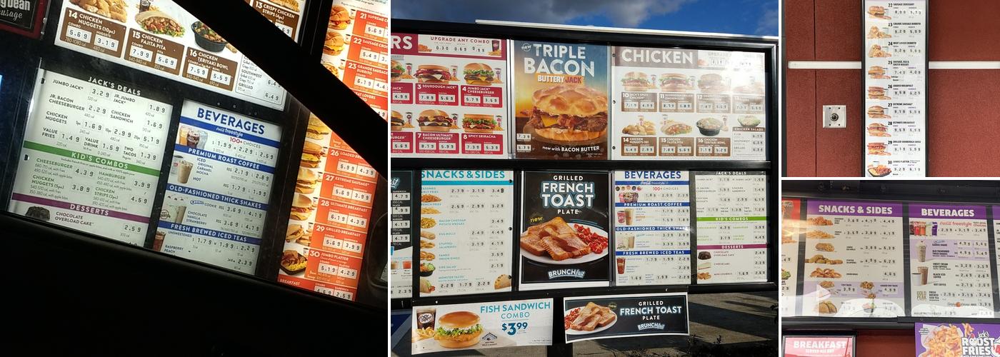 Jack In The Box Menu