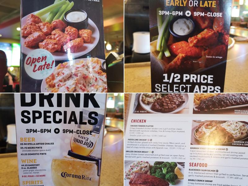 Applebee's Grill + Bar Menu