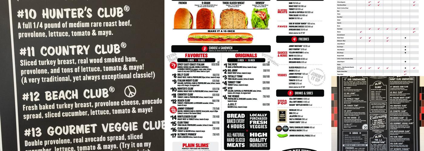Jimmy John's Menu