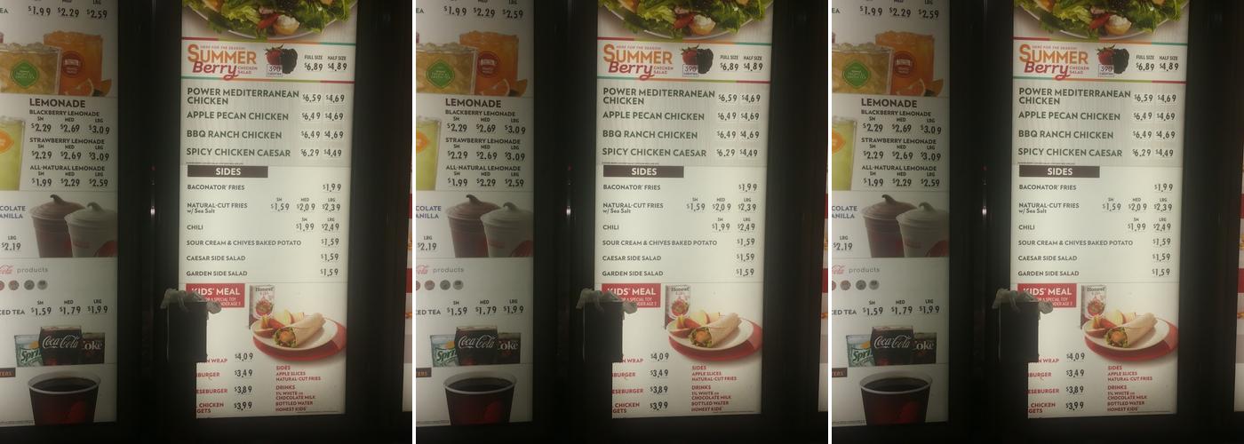 Wendy's Menu