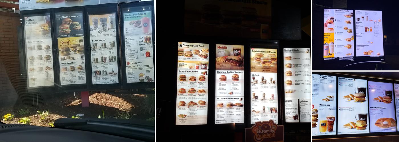 McDonald's Menu