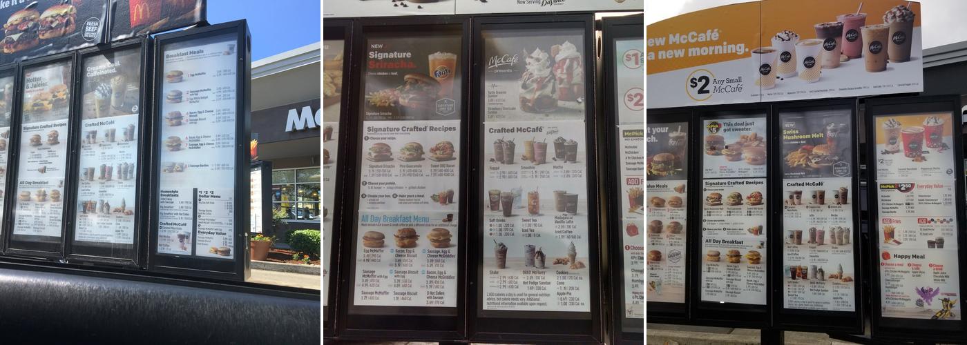 McDonald's Menu