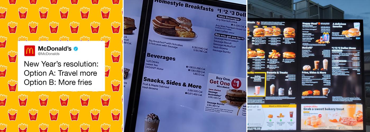 McDonald's Menu