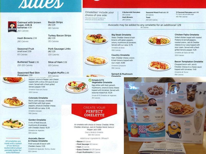IHOP Menu