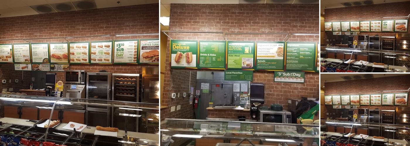 Subway Menu