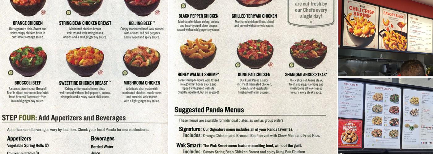 Panda Express Menu
