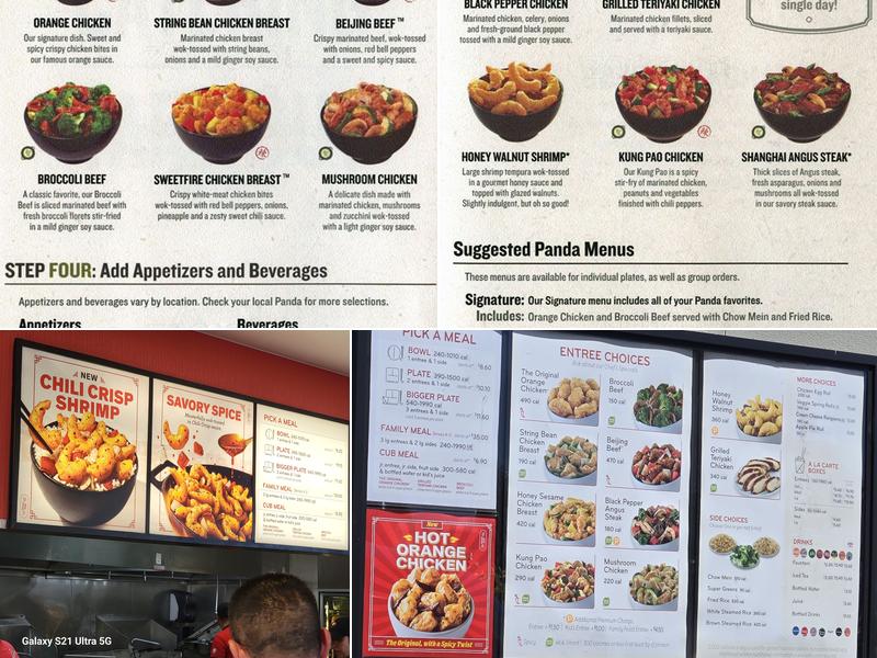 Panda Express Menu