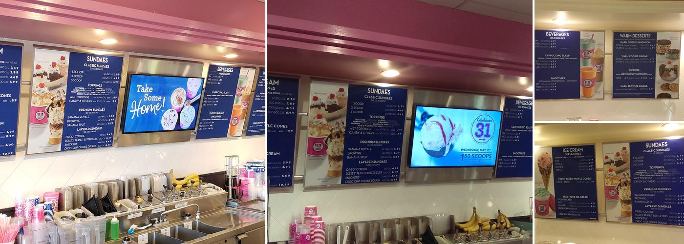 Baskin-Robbins Menu