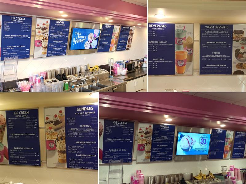 Baskin-Robbins Menu