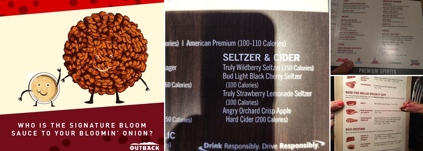 Outback Steakhouse Menu