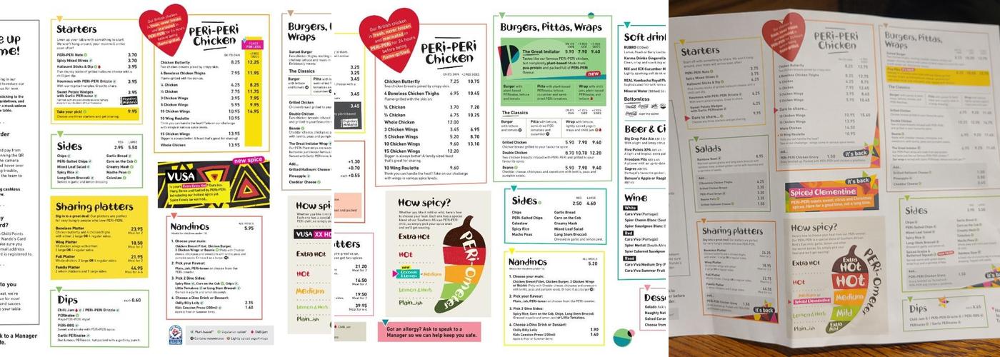 Nando's Menu