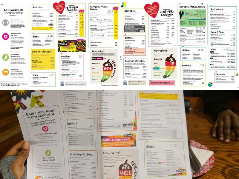 Nando's Menu