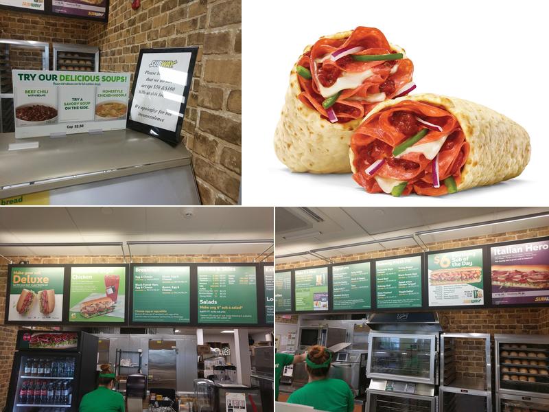 Subway Menu