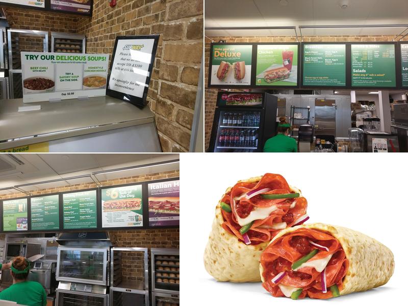 Subway Menu