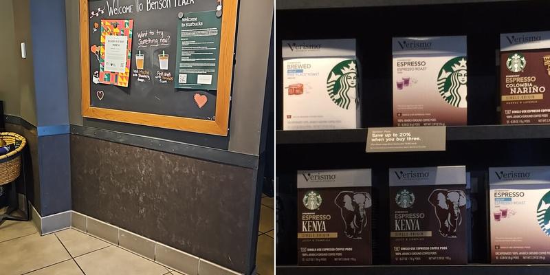 Starbucks Coffee Company Menu