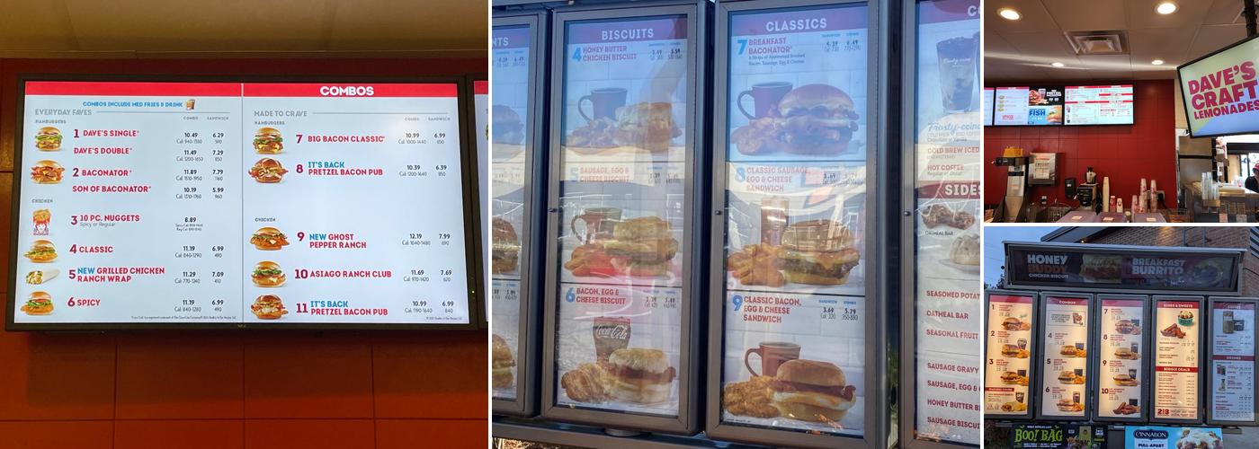 Wendy's Menu