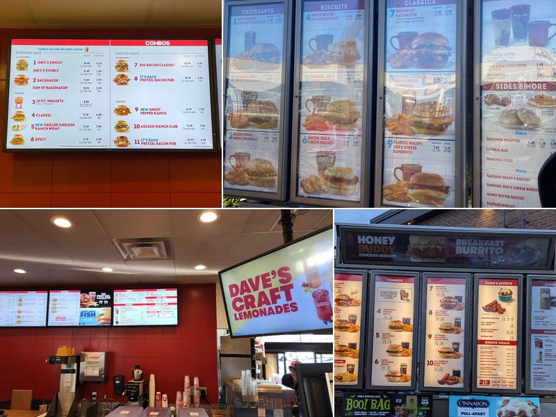 Wendy's Menu