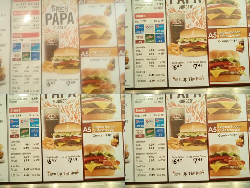 KFC Menu