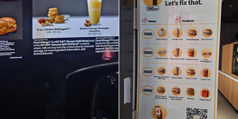 McDonald's Menu