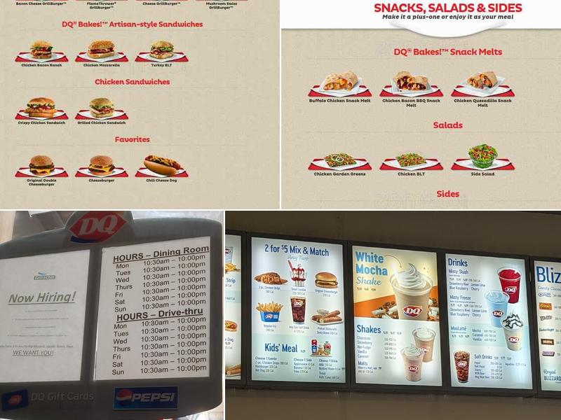Dairy Queen Grill & Chill Menu