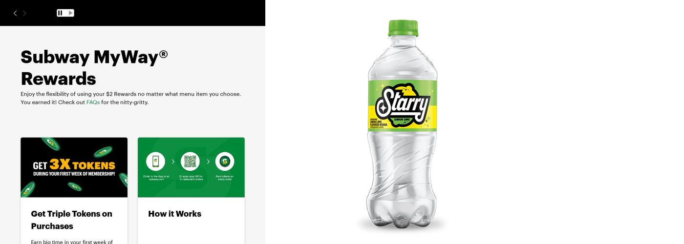 Subway Menu