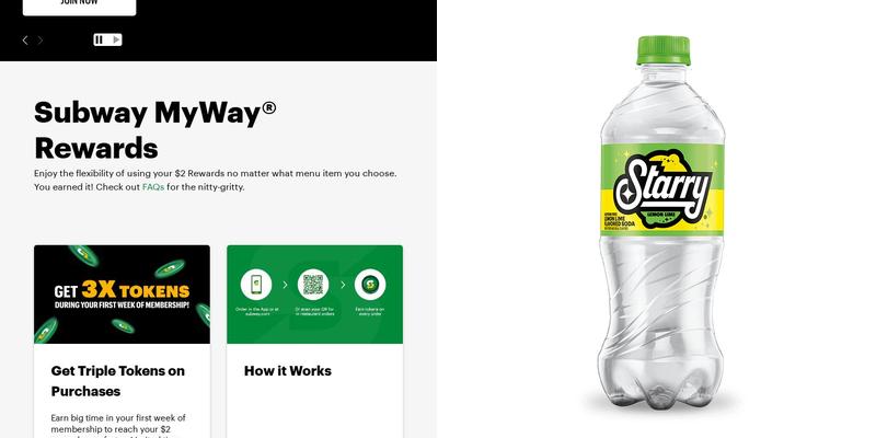 Subway Menu