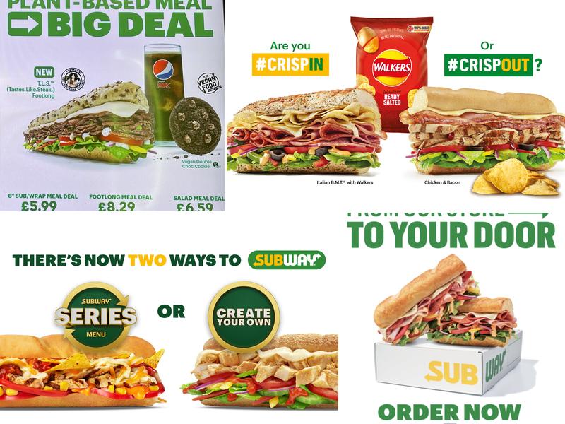 Subway Menu