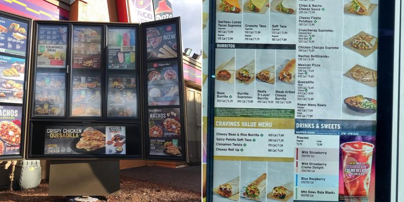 Taco Bell Menu