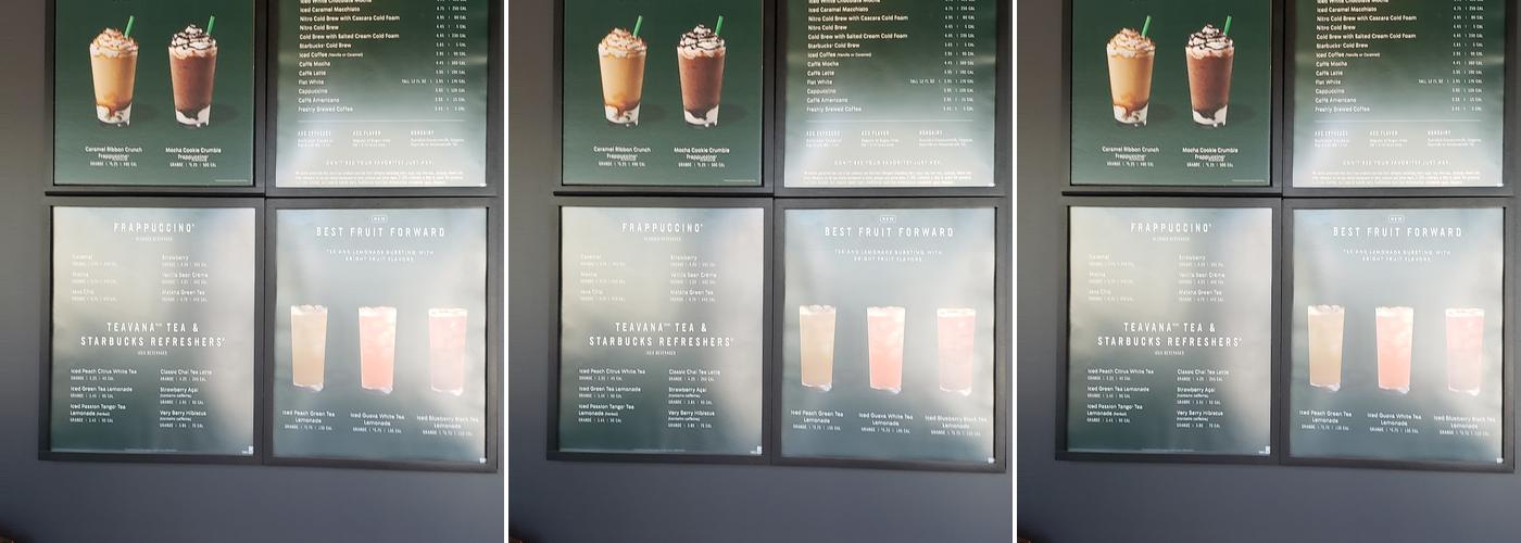 Starbucks Menu