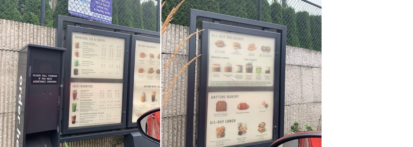 Starbucks Menu