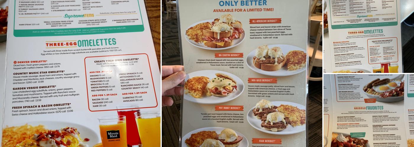 Village Inn Menu