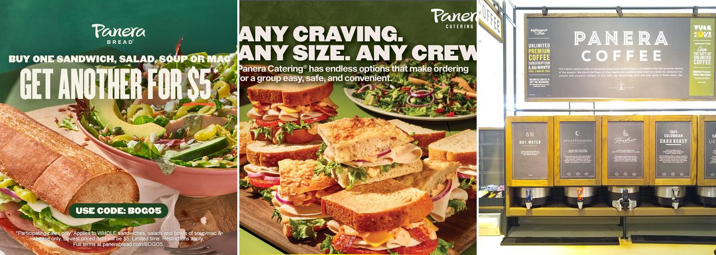 Panera Bread Menu