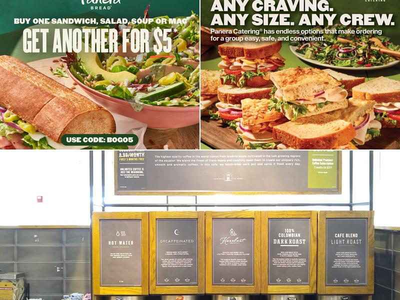 Panera Bread Menu