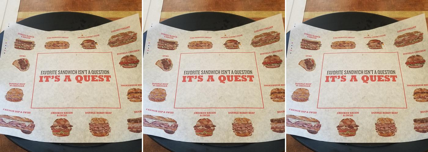 Arby's Menu