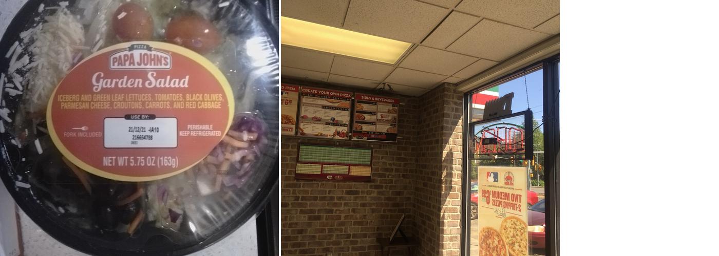 Papa Johns Pizza Menu