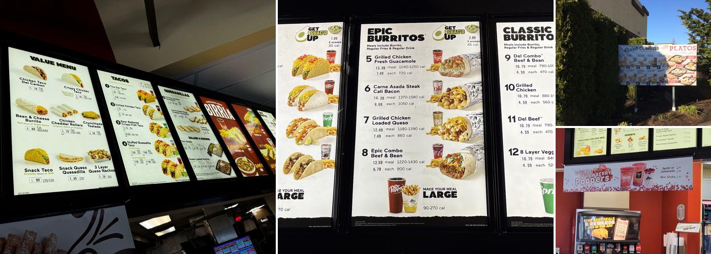 Del Taco Menu