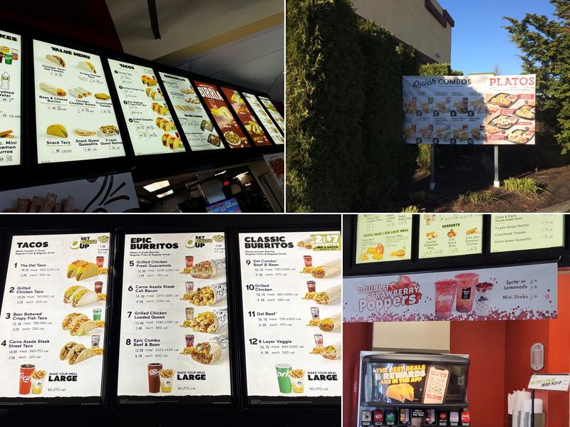 Del Taco Menu