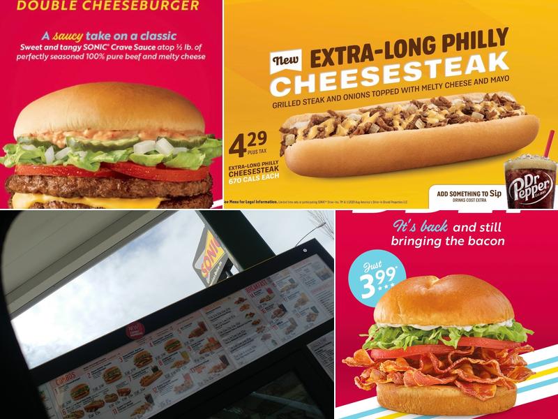 Sonic Drive-In Menu
