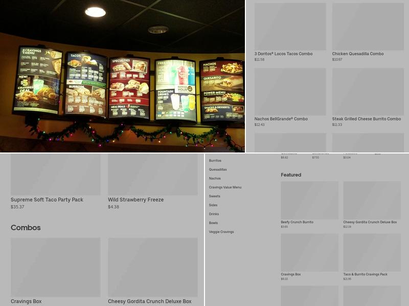 Taco Bell Menu