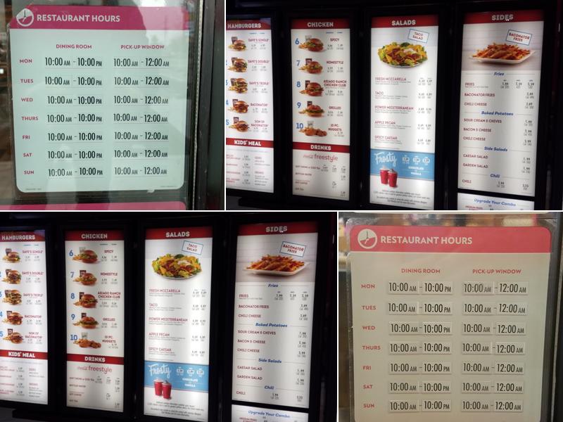 Wendy's Menu