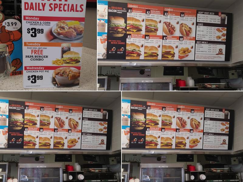 KFC Menu